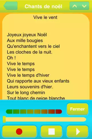 capture application iphone comptines enfants 4