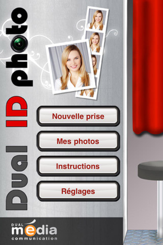 Application iPhone Dual ID Photo vos photos d&rsquo;identités couleur ou noir et blanc