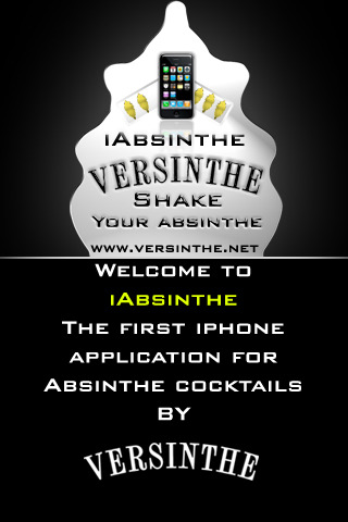 Application iPhone iAbsinthe Cocktails d’absinthe par Versinthe