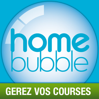 Application iPhone Home Bubble Gérez vos listes de courses