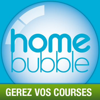 Home Bubble iPhone application Manage your shopping lists