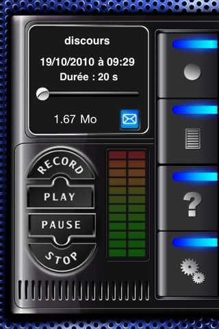 Dual Voice Recorder Dictaphone pro with voice control and spy microphone