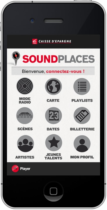 Application iPhone iPad SoundPlaces &#8211; Esprit Musique