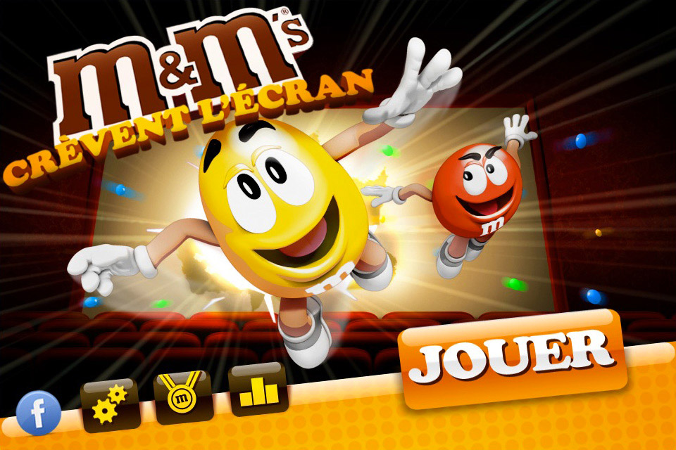 Application iPhone M&#038;M&rsquo;s Ciné &#8211; Jeu arcade action