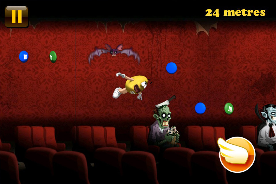 Application iPhone M&#038;M&rsquo;s Ciné &#8211; Jeu arcade action