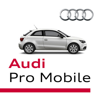 Audi pro mobile iPad application