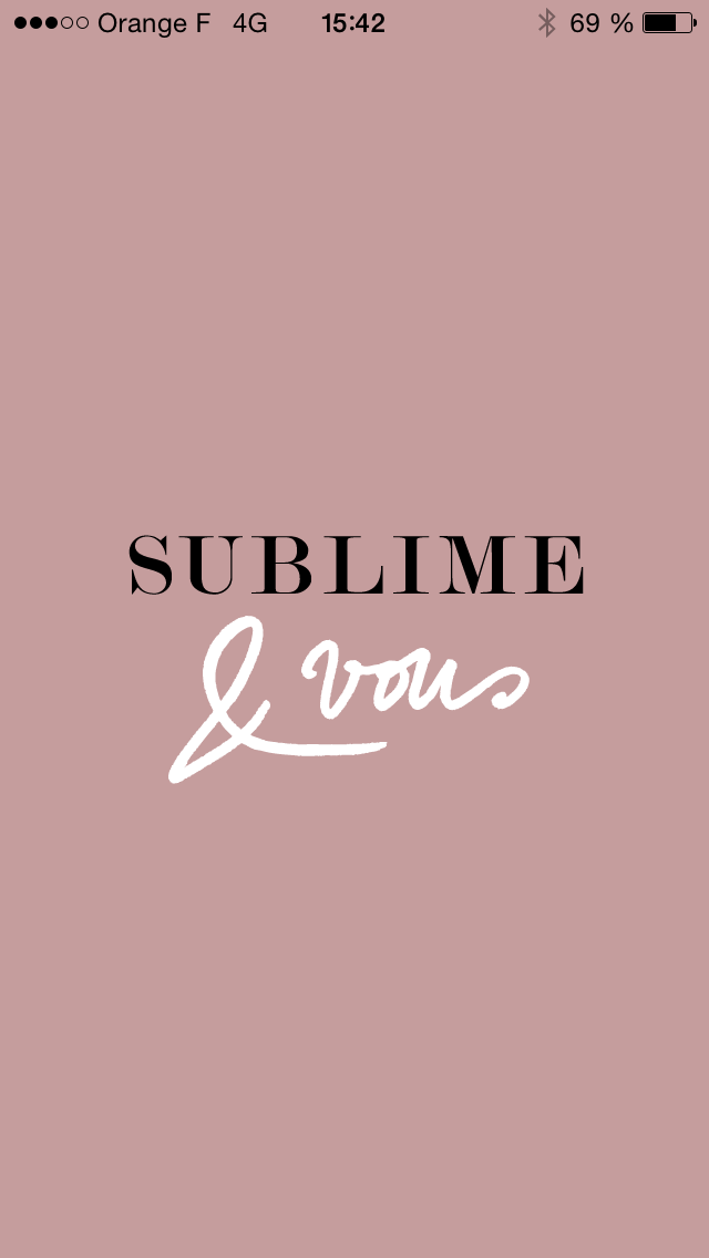 Application iphone Sublime et vous-0