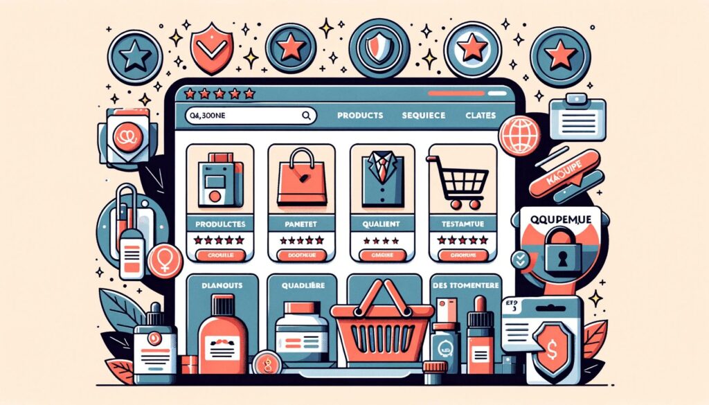 Create a professional e-commerce site