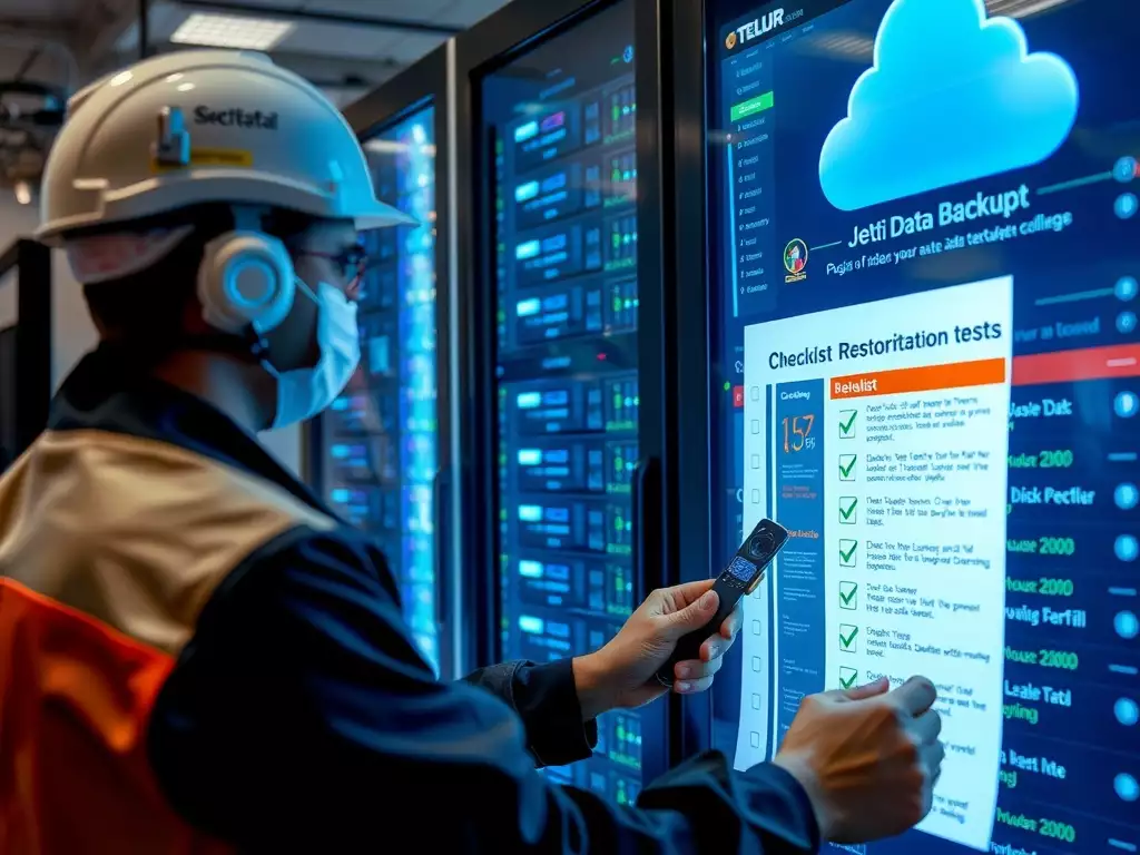 A cloud security professional performs audits on backup and recovery systems.