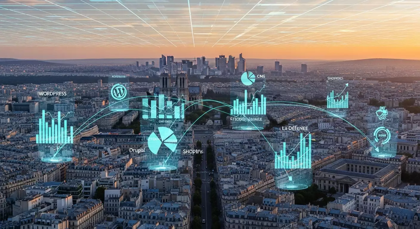 Les 5 CMS les plus utilisés à Paris en 2025