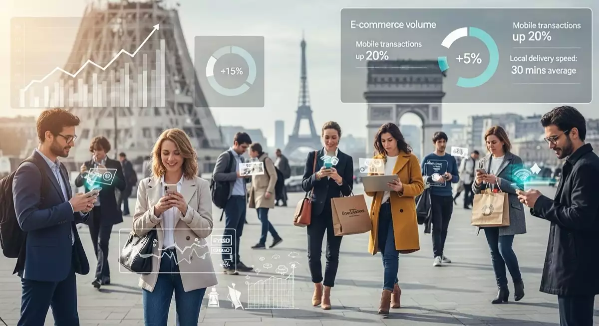 Chiffres clés du e-commerce à Paris en 2025