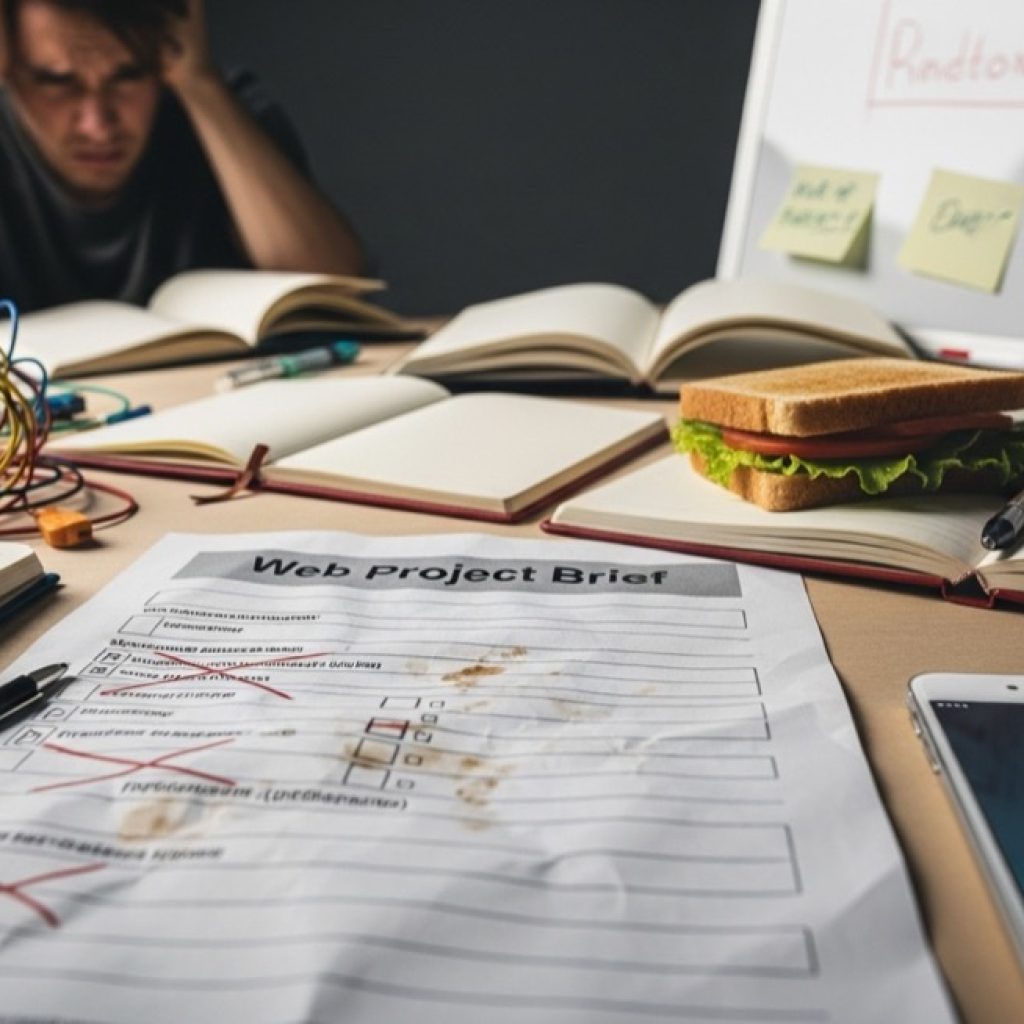 Common mistakes in a web agency brief