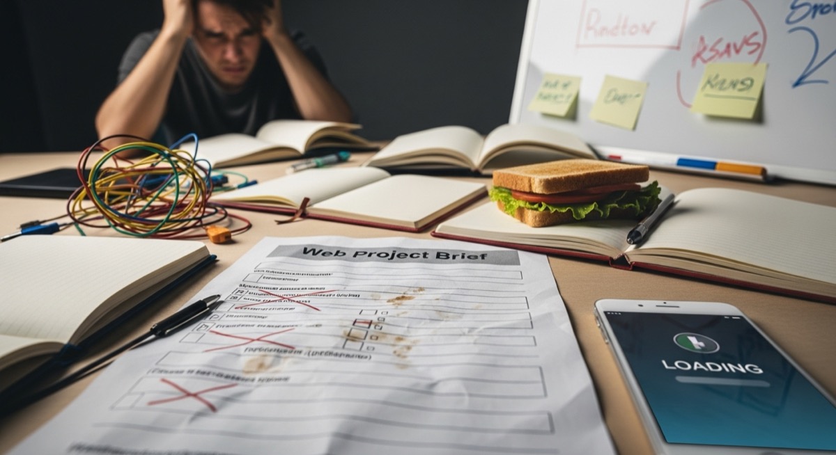 Common mistakes in a web agency brief