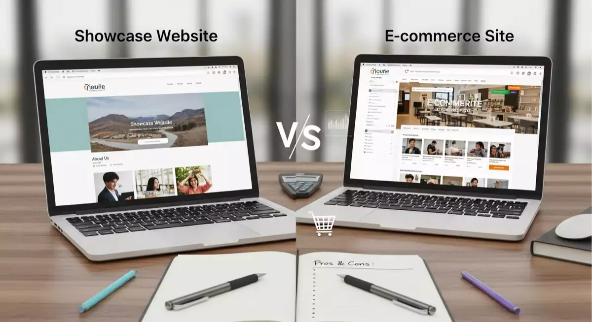 Site vitrine vs. e-commerce : quel choix pour votre PME ?