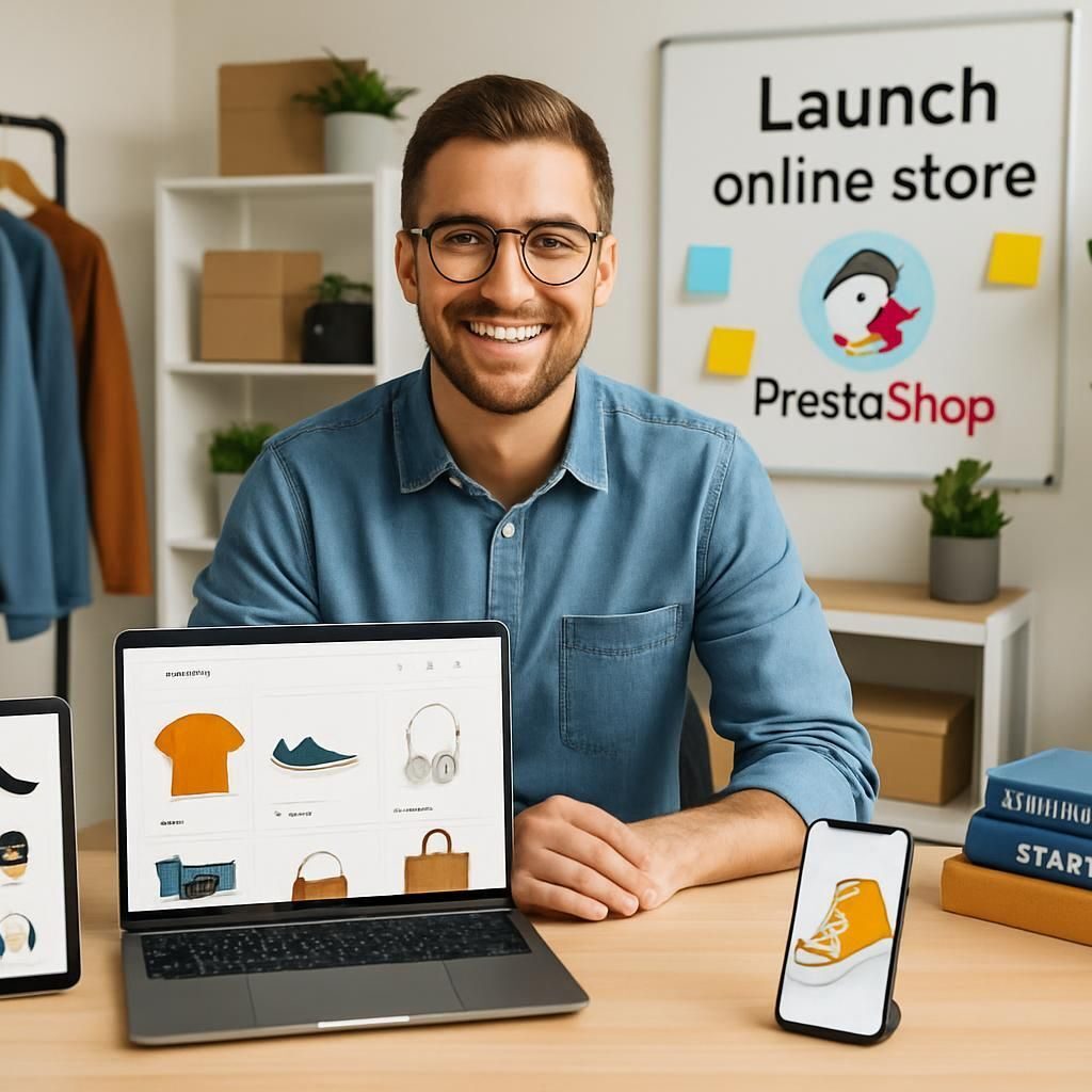 Discover how easy it is to create your online store with PrestaShop. Take advantage of intuitive and customizable solutions to develop your e-commerce business today!