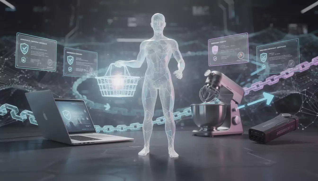 découvrez comment la blockchain révolutionne le commerce agentique en devenant la nouvelle base de confiance pour l'intelligence artificielle, assurant transparence et sécurité des transactions.