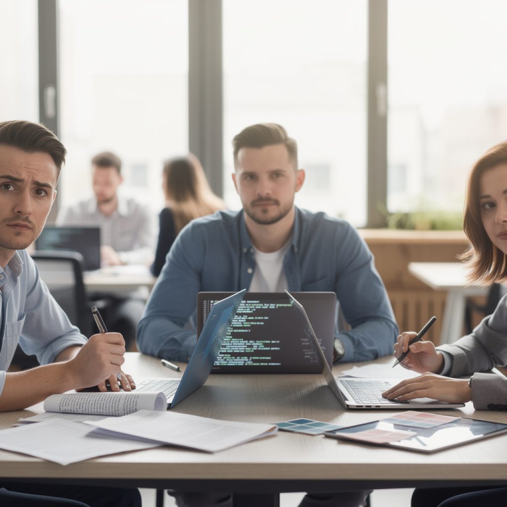 découvrez comment les rédacteurs, développeurs et designers affrontent les défis et l'incertitude de leur avenir professionnel dans un monde en constante évolution.