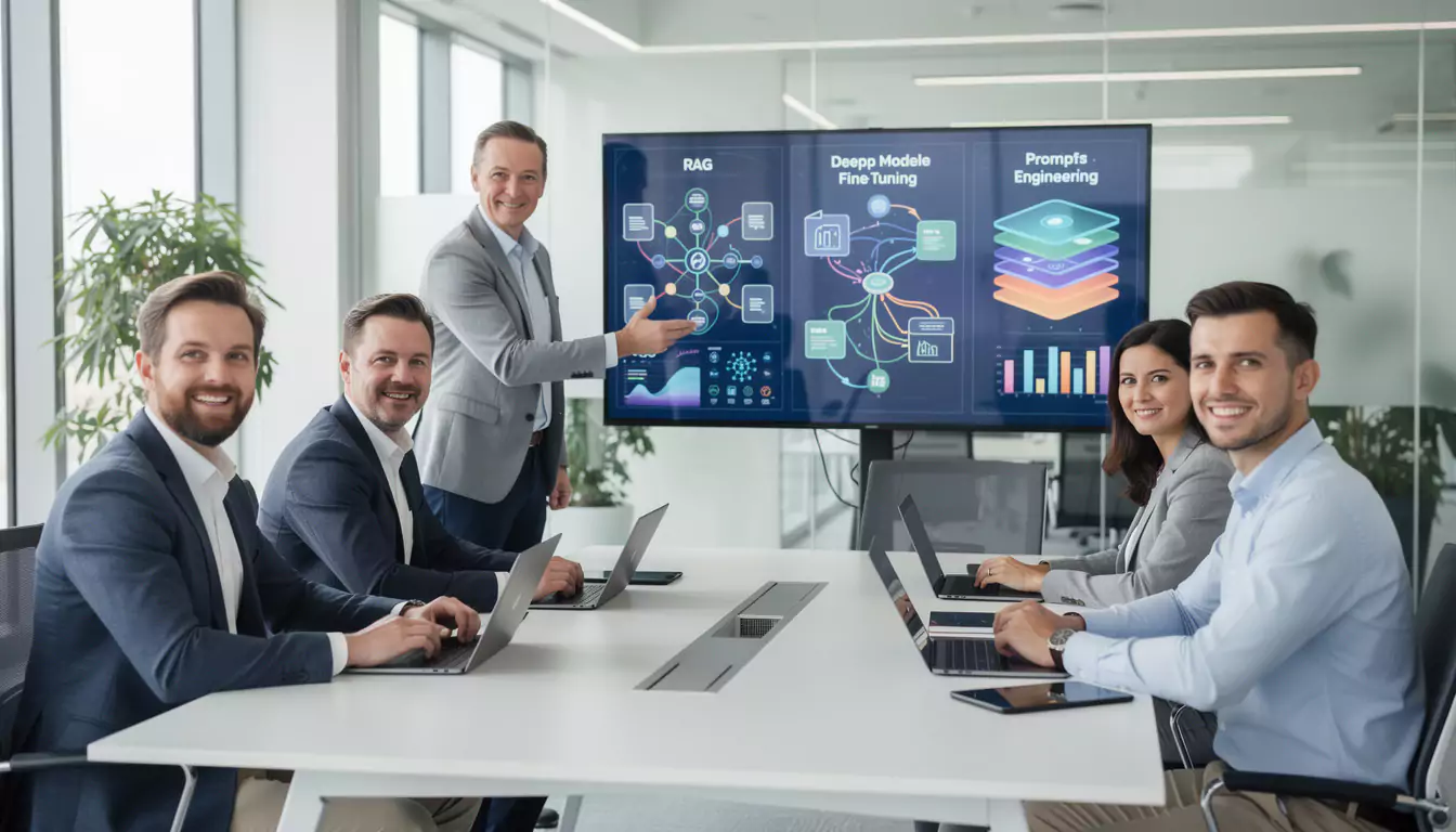 discover the differences between rag, fine-tuning, and prompt engineering to choose the best AI solution suited to your SMB in 2026. analysis of the benefits and use cases to optimize your strategy.