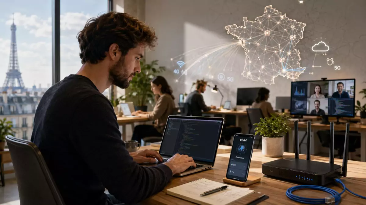Les pros du Web à Paris : comment optimisent-ils leur accès Internet partout en France ?
