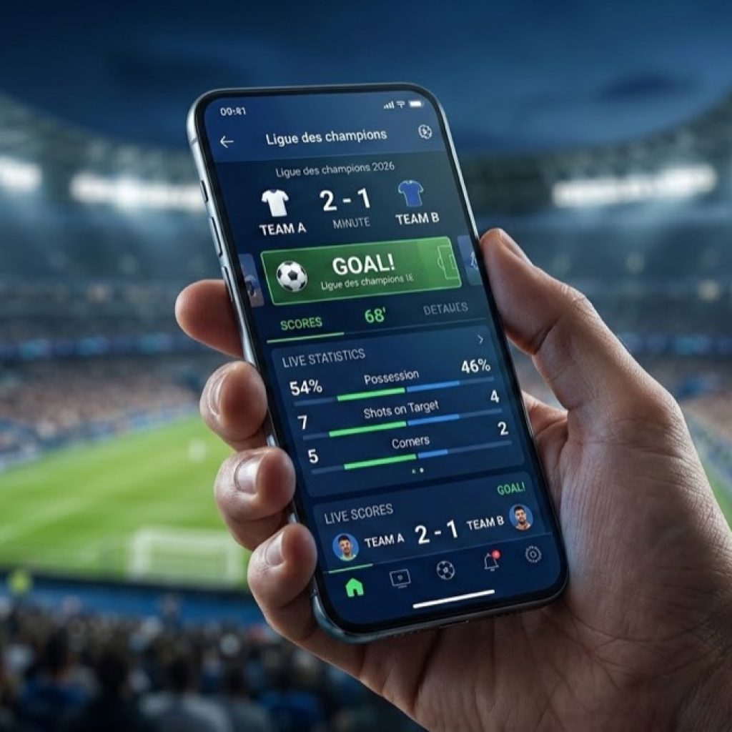 Sport numérique 2026 : applis, streaming et statistiques en direct