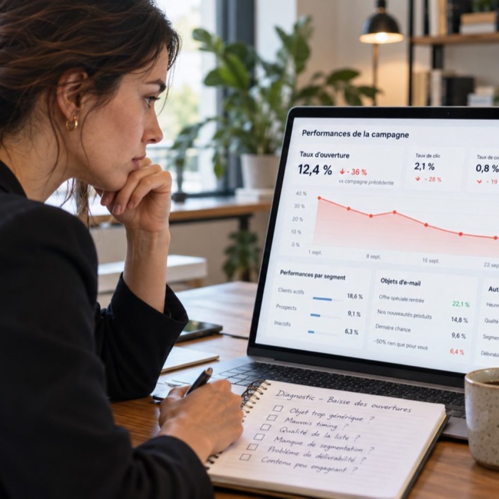 Les erreurs d'emailing qui font baisser vos taux d'ouverture (et comment les diagnostiquer)